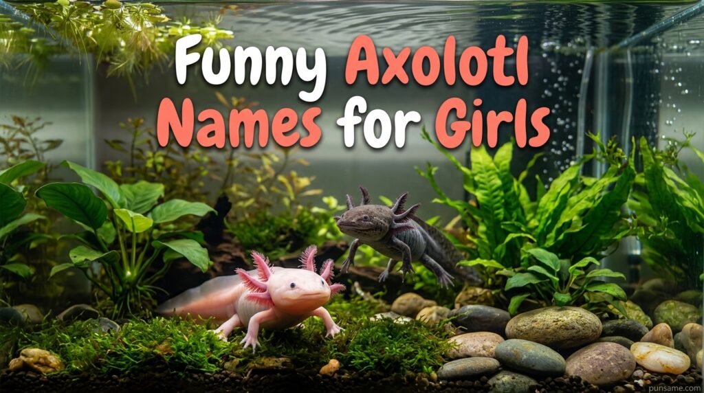 Funny Axolotl Names for Girls