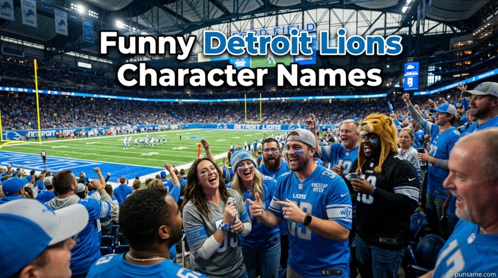 Funny Detroit Lions Character Names