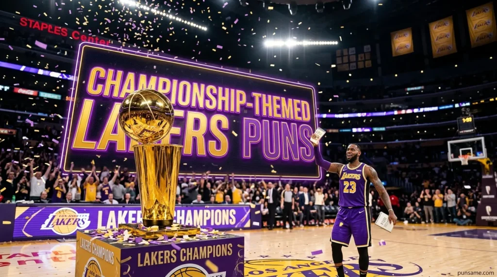 Championship-Themed Lakers Puns