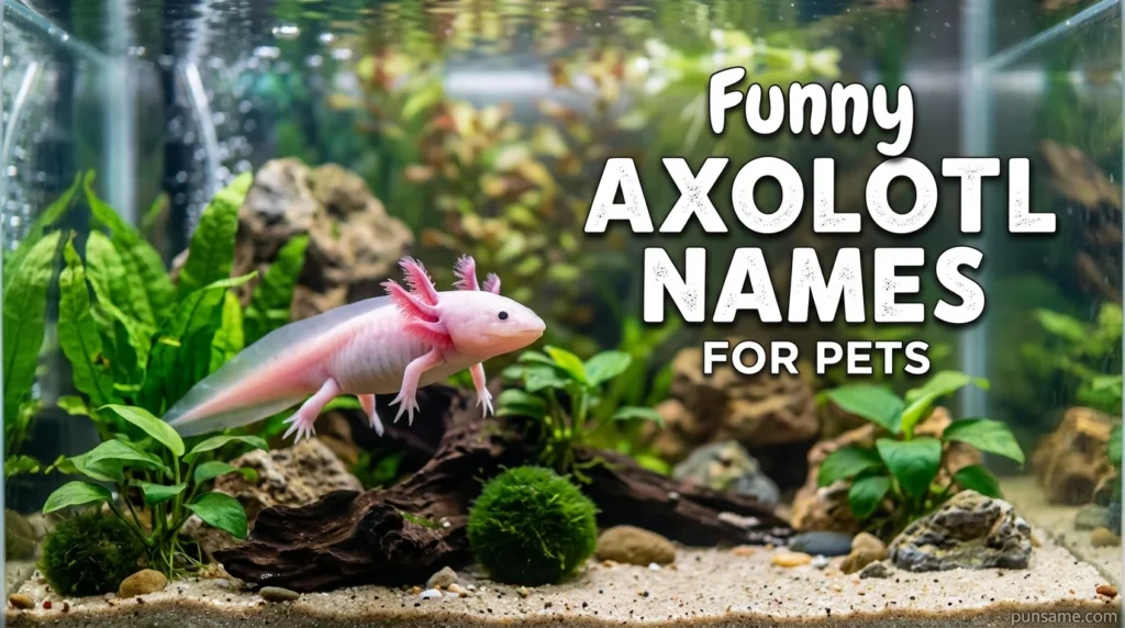 Funny Axolotl Names for Pets