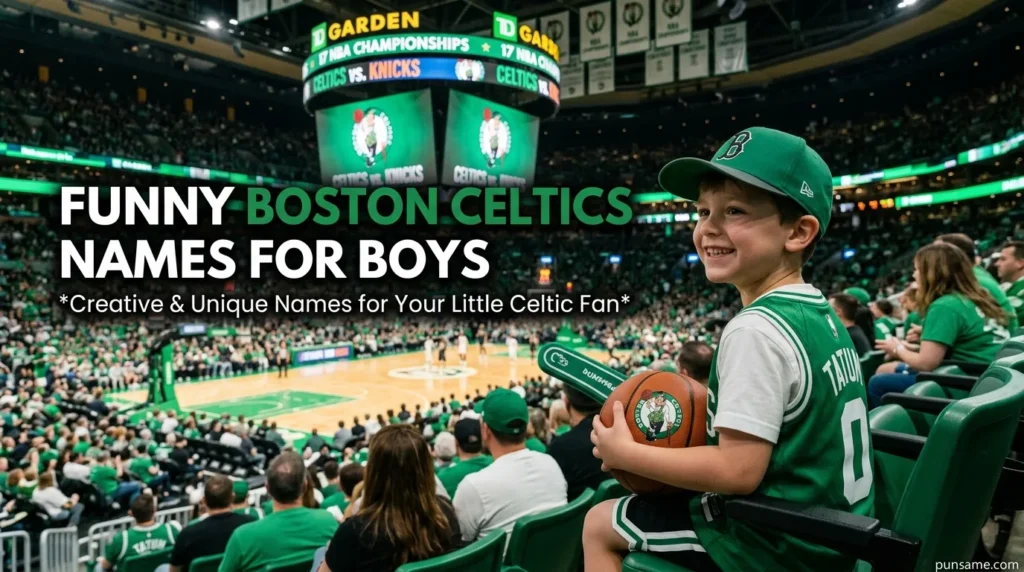 Funny Boston Celtics Names for Boys