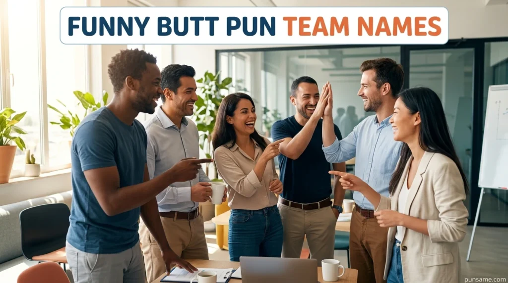 Funny Butt Pun Team Names