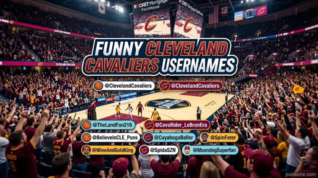 Funny Cleveland Cavaliers Usernames