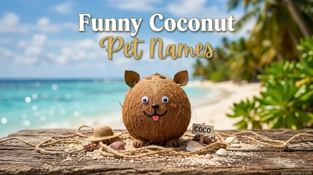 Funny Coconut Pet Names