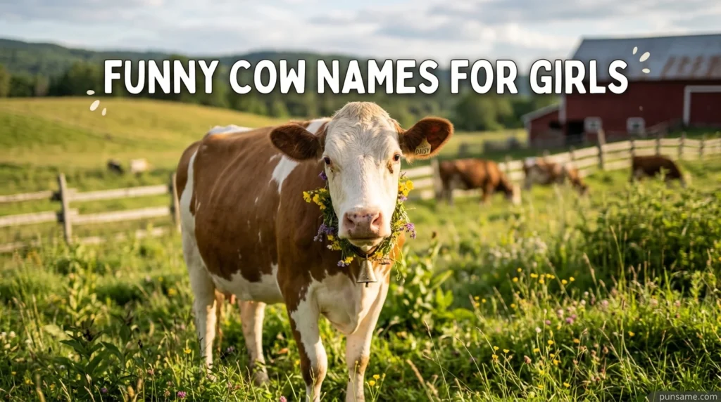Funny Cow Names for Girls