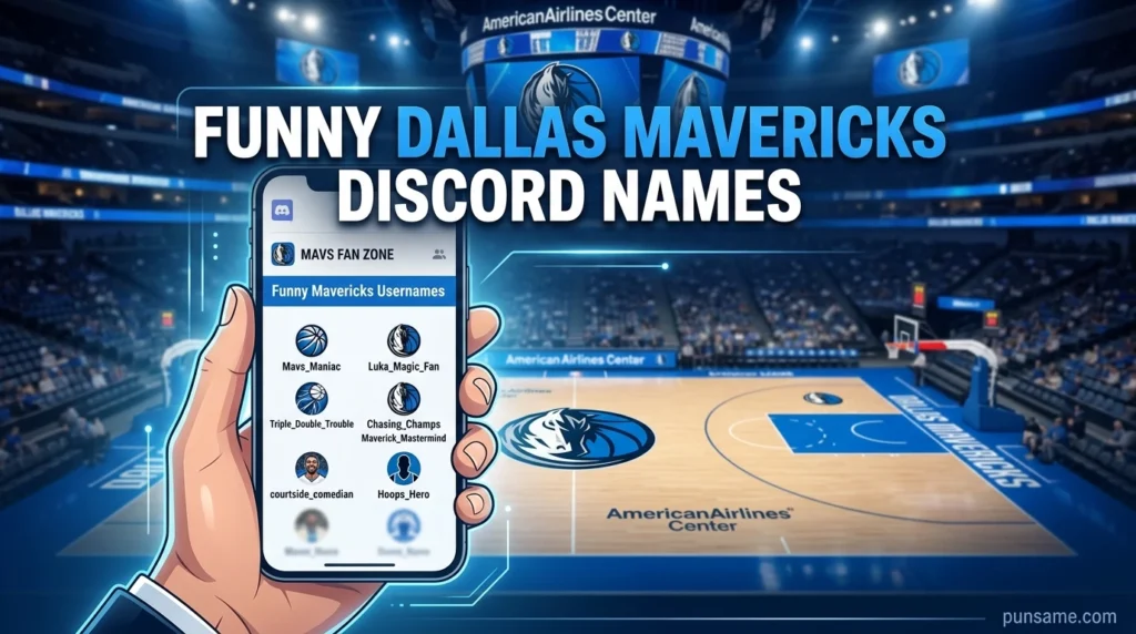 Funny Dallas Mavericks Discord Names