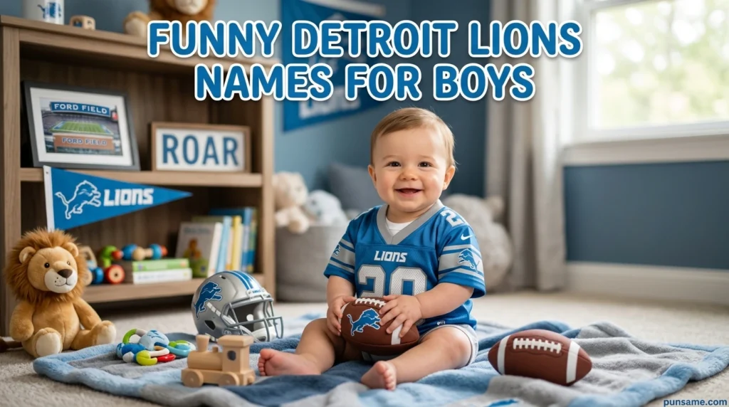 Funny Detroit Lions Names for Boys