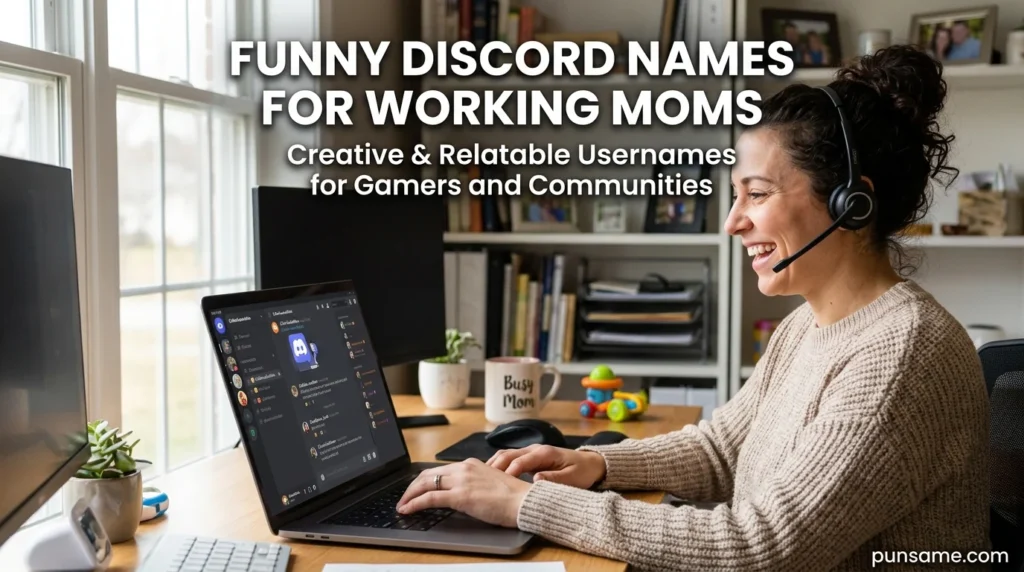 Funny Discord Names for Working Moms