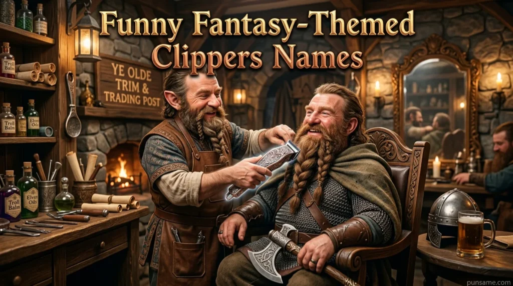 Funny Fantasy-Themed Clippers Names