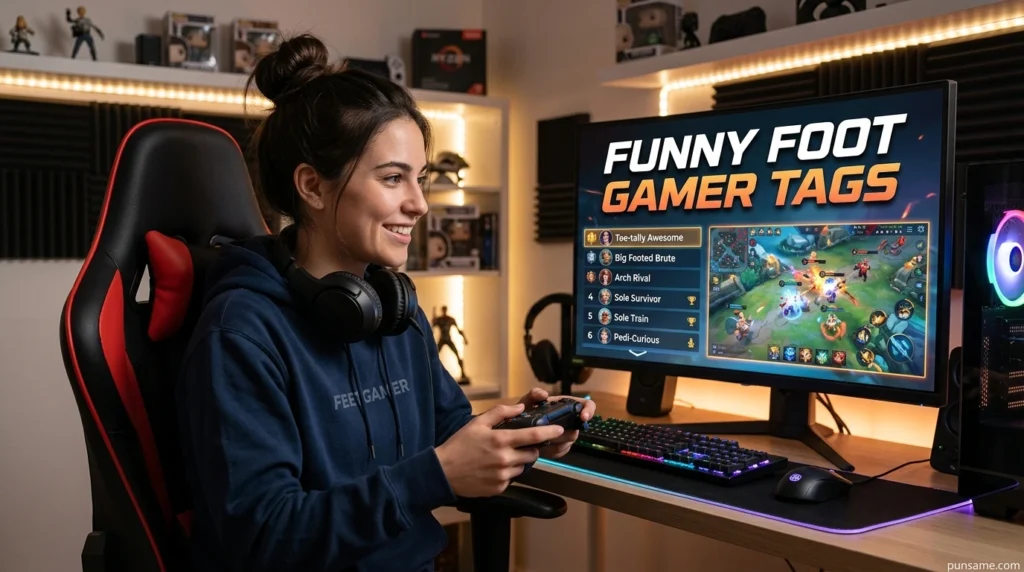 Funny Foot Gamer Tags