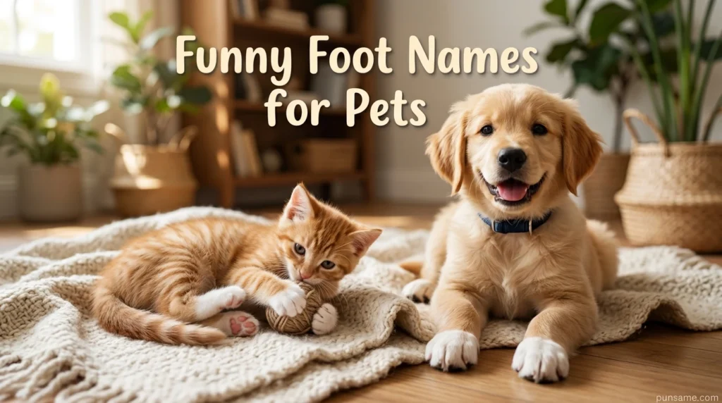 Funny Foot Names for Pets