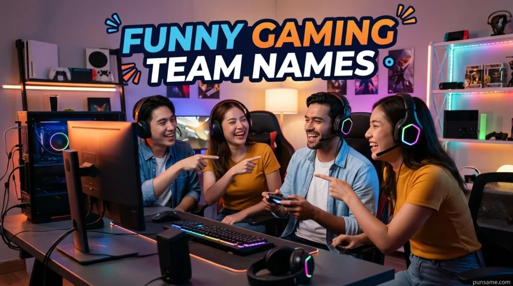 Funny Gaming Team Names