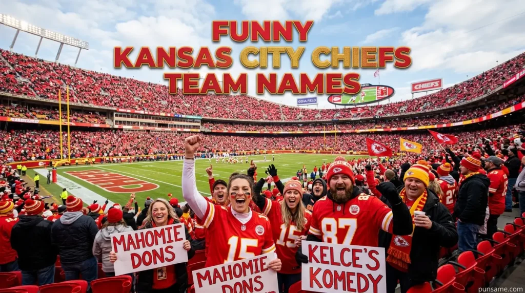 Funny Kansas City Chiefs Team Names