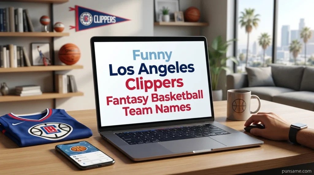 Funny Los Angeles Clippers Fantasy Basketball Team Names