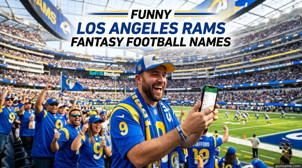 Funny Los Angeles Rams Fantasy Football Names