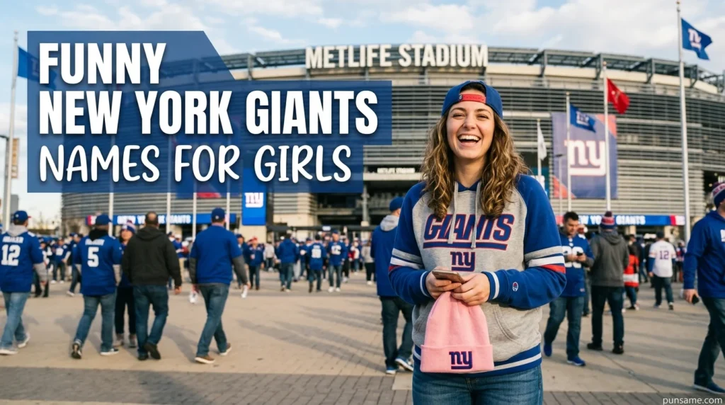 Funny New York Giants Names for Girls