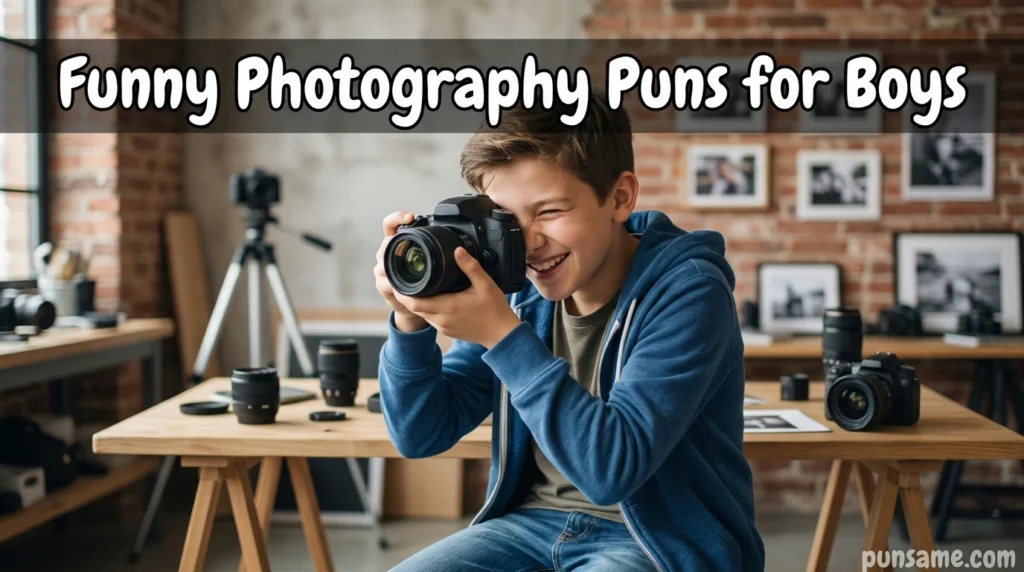 Funny Photography Puns for Boys