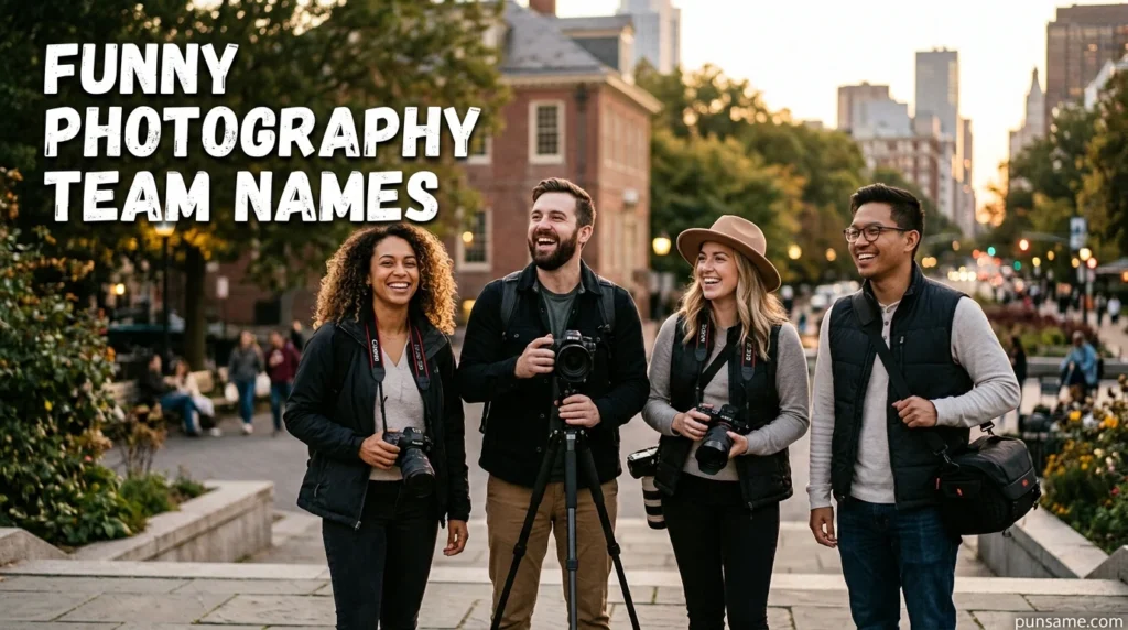 Funny Photography Team Names