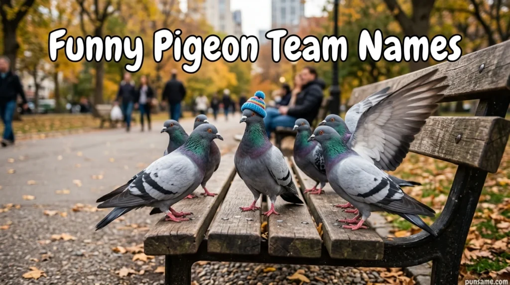 Funny Pigeon Team Names