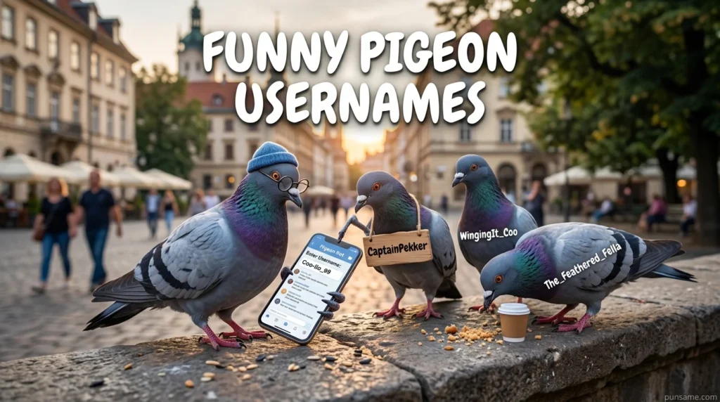 Funny Pigeon Usernames