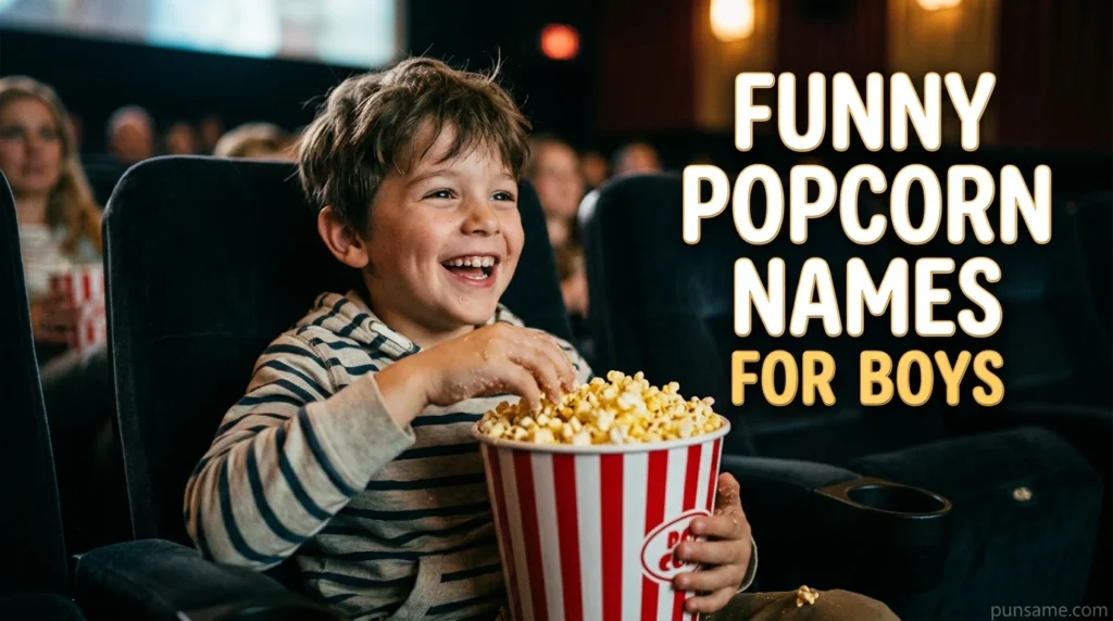 Funny Popcorn Names for Boys
