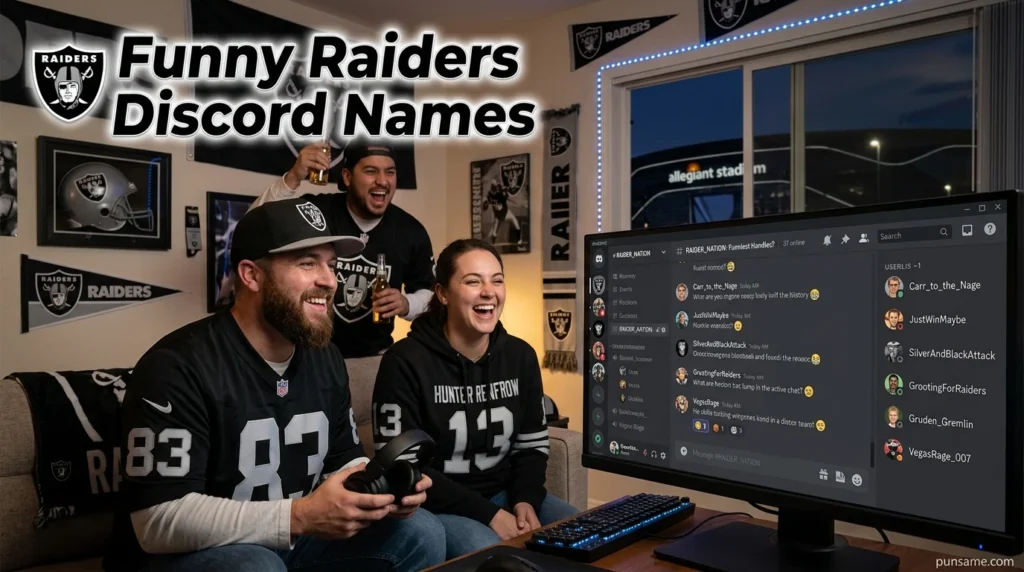 Funny Raiders Discord Names