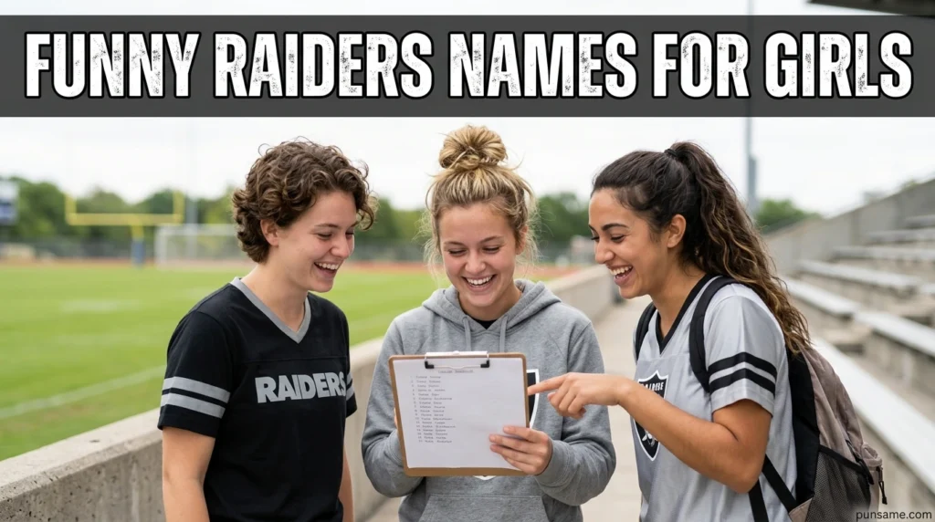 Funny Raiders Names for Girls