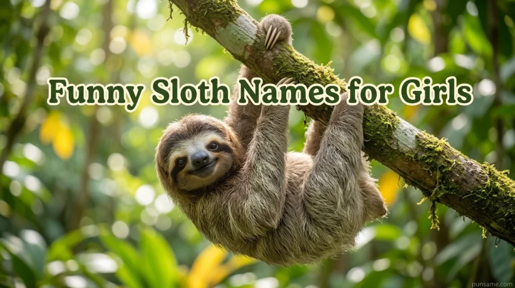 Funny Sloth Names for Girls