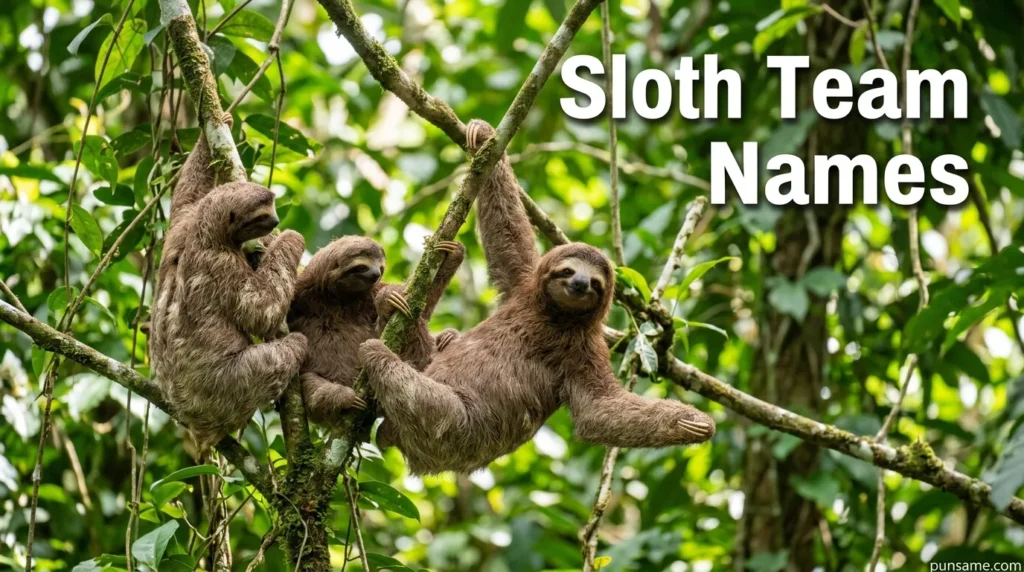 Sloth Team Names