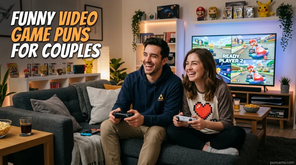 Funny Video Game Puns for Couples