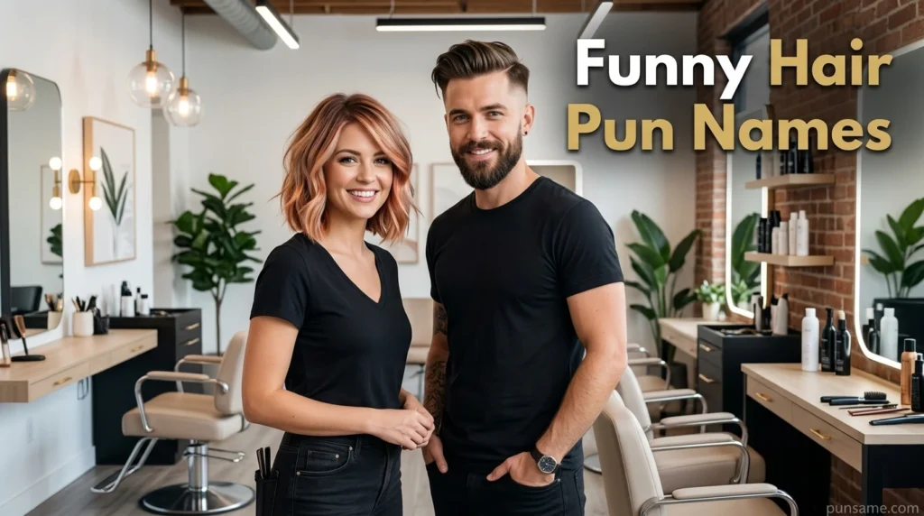 Funny Hair Pun Names