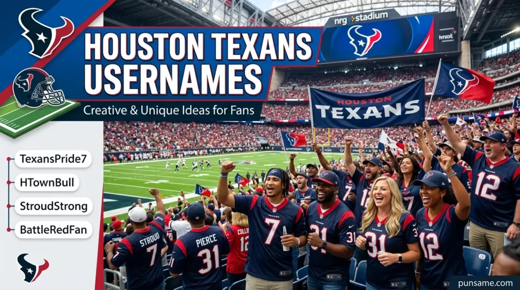 Houston Texans Usernames