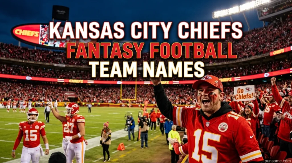 Kansas City Chiefs Fantasy Football Team Names