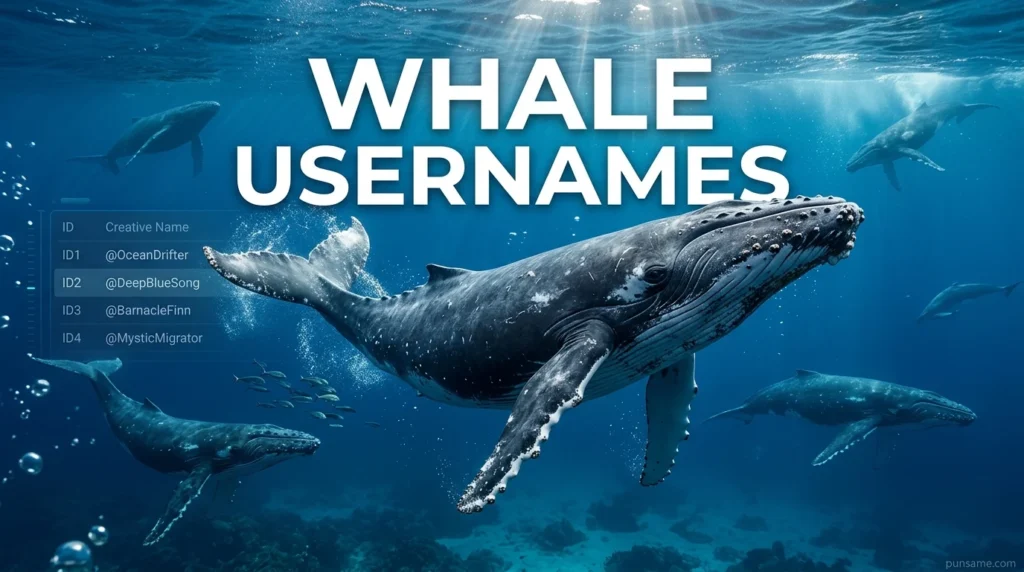 Whale Usernames