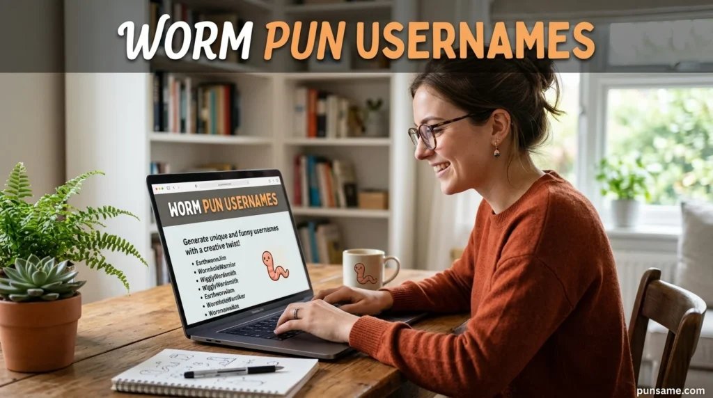 Worm Pun Usernames