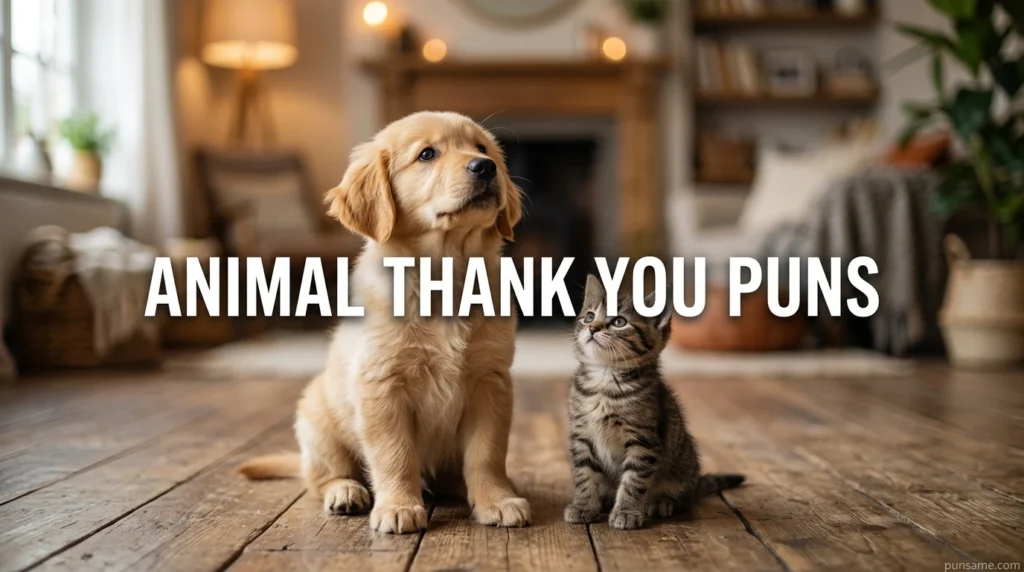 Animal Thank You Puns