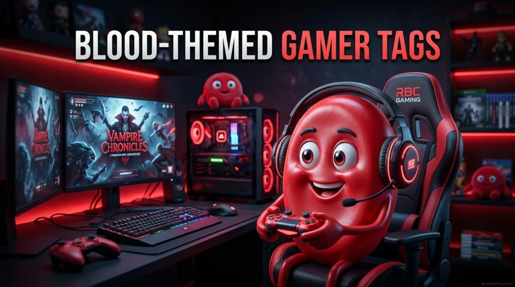 Blood-Themed Gamer Tags