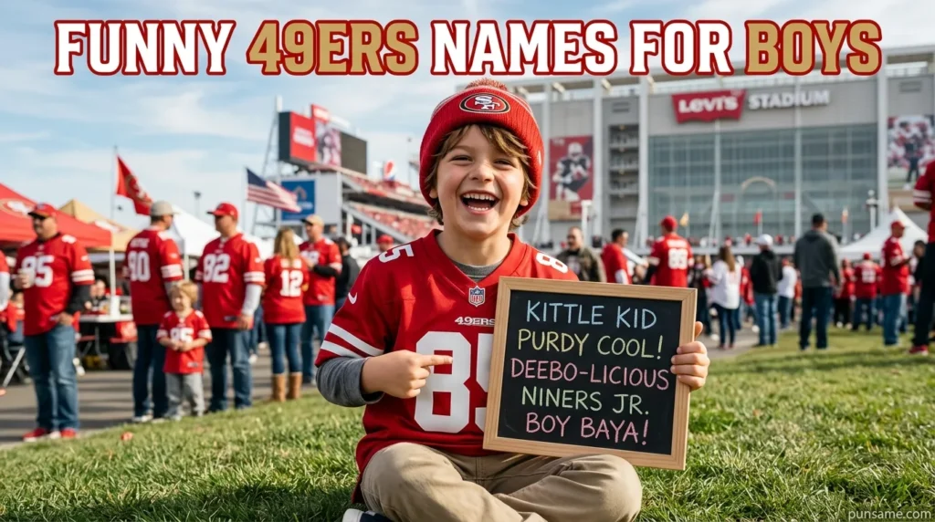 Funny 49ers Names for Boys