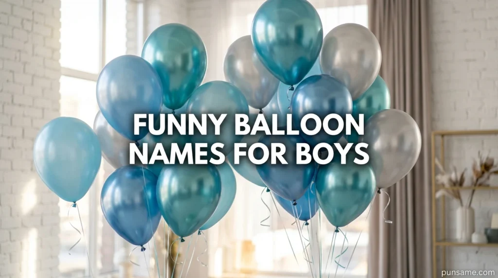 Funny Balloon Names for Boys