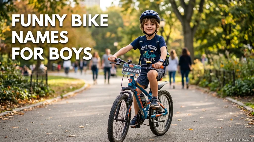 Funny Bike Names for Boys