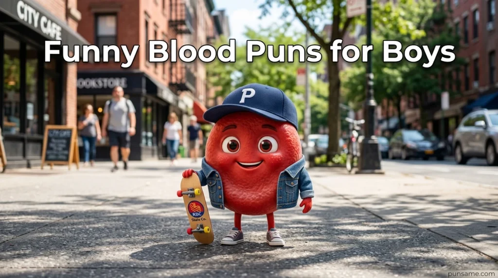 Funny Blood Puns for Boys