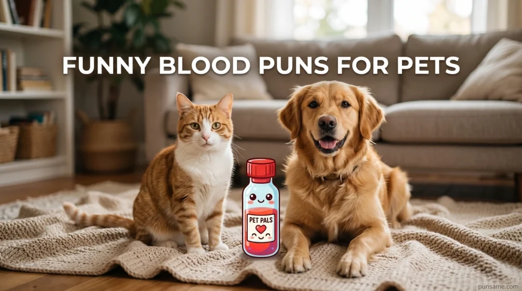 Funny Blood Puns for Pets