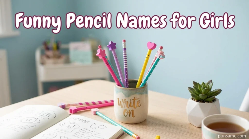 Funny Pencil Names for Girls