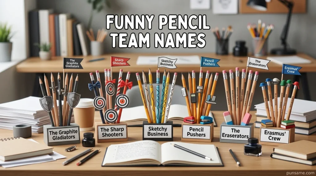 Funny Pencil Team Names