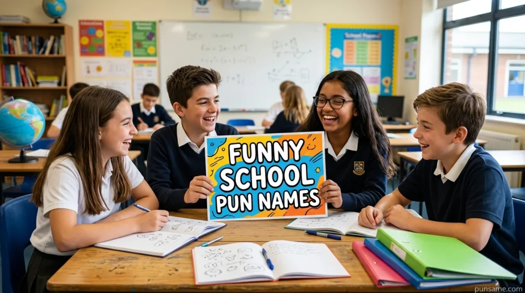 School Pun Team Names