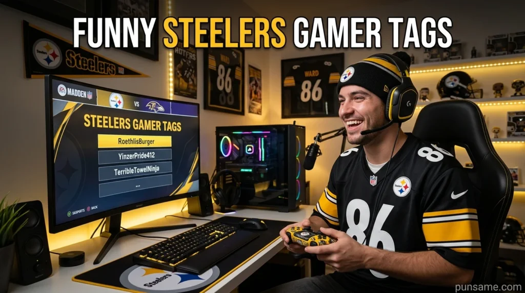 Funny Steelers Gamer Tags