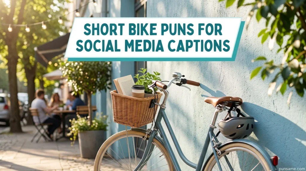 Short Bike Puns for Social Media Captions